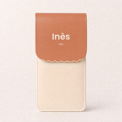 Pochette Terracotta personnalisée « Inès · IDE »
