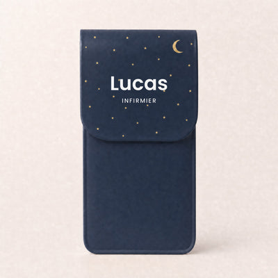 Pochette Nuit de garde personnalisée « Lucas · Infirmier »